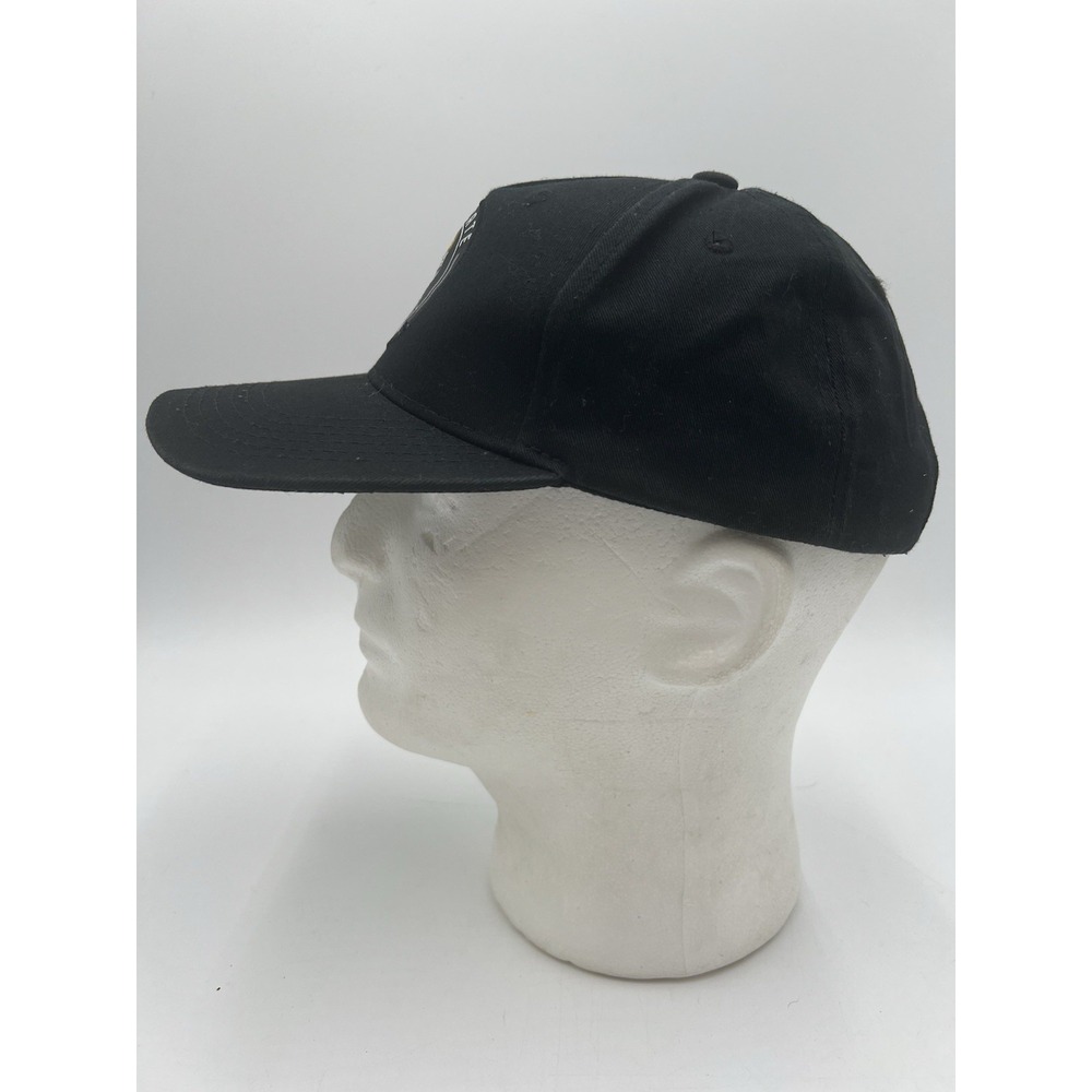 Syndicate Crown Black Adjustable Dad Hat Skull Crown Logo Cap OSFM - Picture 2 of 5